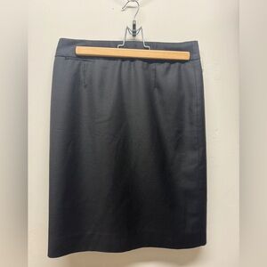 J. Crew Elegant Black Pencil Skirt
